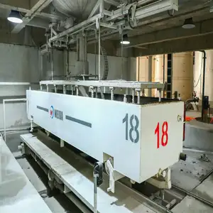 Linha de produção automática de blocos de concreto aerado AAC em pequena escala fabricada na China