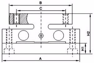 Celda de Carga de Puente de Alta Resistencia 20T, Sensor de Peso para Elevador DYQ-101-20T, Celda de Carga 20T DYQ-101-20T - Product Image 2