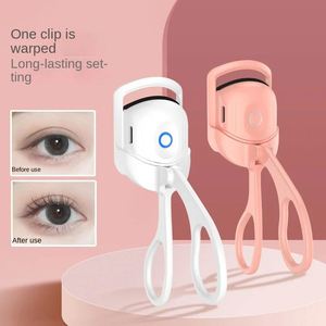 Makeup Products <b>USB</b> Rechargeable Electric Mini Perm <b>Heating</b> Pink Curler Eyelash Heated Eyelash Curler - Product Image 4