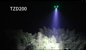 Projecteurs LED JMRRC 200W 20V-80V DC pour drones/bateaux/véhicules, lampe de travail extérieure, lampe de nuit, flash LED, <span class=keywords><strong>vol</strong></span> 200W - Product Image 3