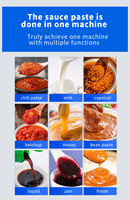 Machine automatique d'emballage de crème glacée, sachet de fromage liquide, de tomate, de beurre de cacahuètes, de pâtes, de gingembre, d'ail, de gelée de pétrole