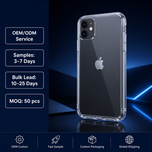 <span class=keywords><strong>Cover</strong></span> Trasparente per <span class=keywords><strong>iPhone</strong></span> <span class=keywords><strong>11</strong></span> Antiurto Anti-Ingiallimento in PC TPU Sottile <span class=keywords><strong>Protettiva</strong></span> - Product Image 1