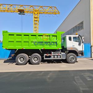 左舵驾驶全新二手371hp 400hp柴油10轮采矿砂翻斗卡车6*4中国重汽豪沃NX自卸车待售 - Product Image 5