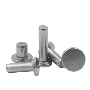 Remache de cabeza de champiñón DIN674, remache redondo de acero inoxidable 304 316, remache sólido de aluminio - Product Image 1