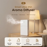 Diffuseur d'arômes sans eau ultra-mince H5 tendance 2026 pour contrôle manuel 51-100ml – Idéal pour la maison, la salle de bain, l'hôtel et les espaces publics