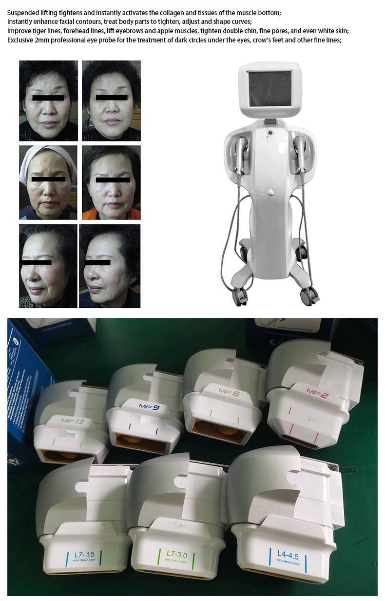 7D Hifu Vertical Beauty High-Intensity Fokuseret ultralyd Ultra 7D Mage Hifu Hifu 7D Maskine