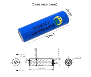 Condensateur haute tension 4,2 V, batterie super condensateur hybride 4,2 V 8000 F, batterie supercondensateur en graphène - Product Image 5