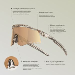 Loxley thể thao Kính mát Zeiss Kính đi xe đạp UV bảo vệ, gió và chống bụi Xe Đạp Kính thể thao kính bóng loạt - Product Image 3