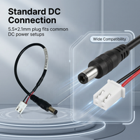 Câble d'alimentation personnalisé en usine, adaptateur DC 5521 mâle vers prise JST VH 3.96mm, cordon d'extension DC5.5x2.1mm
