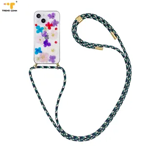 Wholesale Newest Design Chest Attachment Chain Mobile Phone Cases With Adjustable Strap For iPhone Series