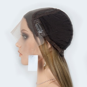 Perruque Lace Front HD 13x4 Brun Cendré Clair avec Mèches Blondes Effet Bébé, Ligne de Cheveux Naturelle, Cheveux Humains, pour Femmes Blanches - Product Image 5