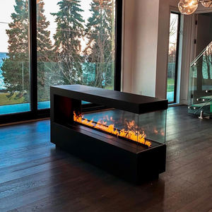 <span class=keywords><strong>Cheminée</strong></span> moderne au <span class=keywords><strong>bioéthanol</strong></span> de 36 pouces avec insert mural en pierre d'acier pour intérieur ou extérieur, hôtel ou appartement - Product Image 5