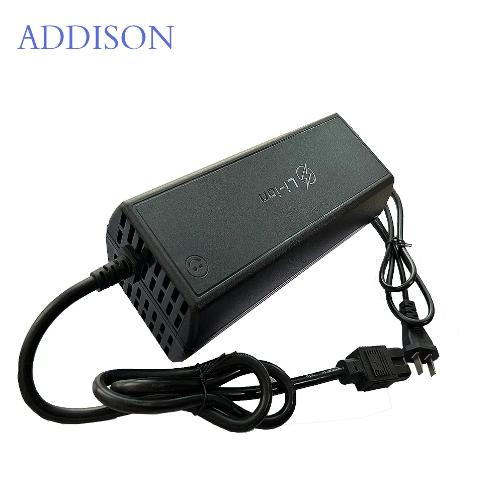 ADDISON High Quality 36V /43.8V 2A Portable Smart lifepo4 battery charger for Electric Car