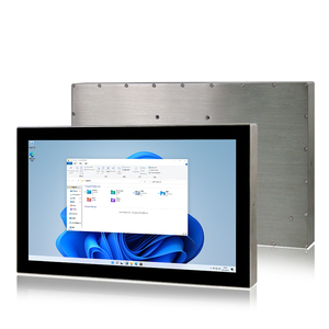 Stainless Steel IP69K 12 15 18.5 19 Inch Fansless Embedded Industrial Pc Panel 4G RAM 128GSSD Industrial <strong>Computer</strong> - Product Image 1