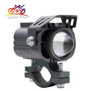 Feux de brouillard LED pour moto Moky Pro <span class=keywords><strong>U43</strong></span> à double couleur, phare LED blanc et jaune, feux LED clignotants pour moto - Product Image 3