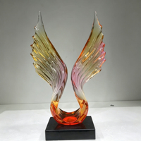 Statue en résine Daffy Duck plaquée électrolytiquement, faite à la main et peinte à la main, 45 cm, moderne, pour la décoration artistique de la maison, sculpture de dessin animé, salon, bureau