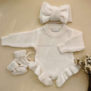 Mameluco <span class=keywords><strong>de</strong></span> Algodón con Volantes <span class=keywords><strong>para</strong></span> Bebé Niña, Traje <span class=keywords><strong>de</strong></span> <span class=keywords><strong>Hospital</strong></span> <span class=keywords><strong>para</strong></span> Recién Nacida, Body Personalizado con Volantes Blancos <span class=keywords><strong>para</strong></span> Baby Shower, 0-3 Meses - Product Image 2