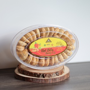 Noix de cajou grillées de haute qualité de la marque Dong Phu du Vietnam, certifiées ISO W180, saveur unique, beurrée et salée, 400g, forme ovale, cadeau - Product Image 6