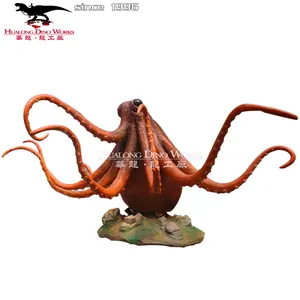 Hualong Dino Works Realistic Robotic Animal and Marine Animal Octopus for Sale