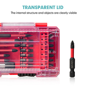 LAVIE Impact Drill <b>Bit</b> <b>Set</b> S2 Alloy Steel Magnetic <b>Bits</b> For Electric <b>Screwdriver</b> High Hardness Tungsten Steel Phillips Head - Product Image 2