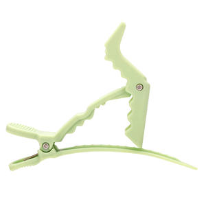 Pinces à cheveux professionnelles pour salon de coiffure, en forme de crocodile, en macaron, avec réduction, accessoires de coiffure, pinces à cheveux pour sectionnement, finition mate - Product Image 3