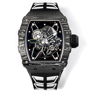 Reloj de Lujo de Alta Calidad, Reloj Mecánico de Cuerda Automática con Diseño Hueco, Reloj de Pulsera para Hombre para Ocasiones Formales y de Negocios - Product Image 1