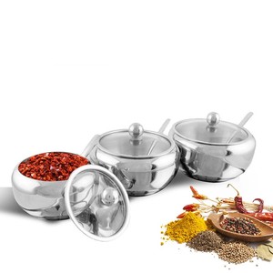 Juego de Azucarera y Jarra para Crema de Acero Inoxidable, Diseño Moderno y Ecológico para Hoteles, Cafeterías, Buffets, Cocina y Hogar - Product Image 2