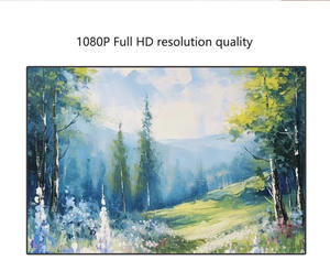 Decorazione per la casa Android Art Frame LCD Digital Signage cornice per museo Art Galery elettronica in legno digitale cornice per foto - Product Image 6