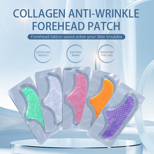 Patch pour le front au collagène hydratant multicolore anti-rides, masque visage régénérant et stimulant l'élasticité de la peau - Product Image 3