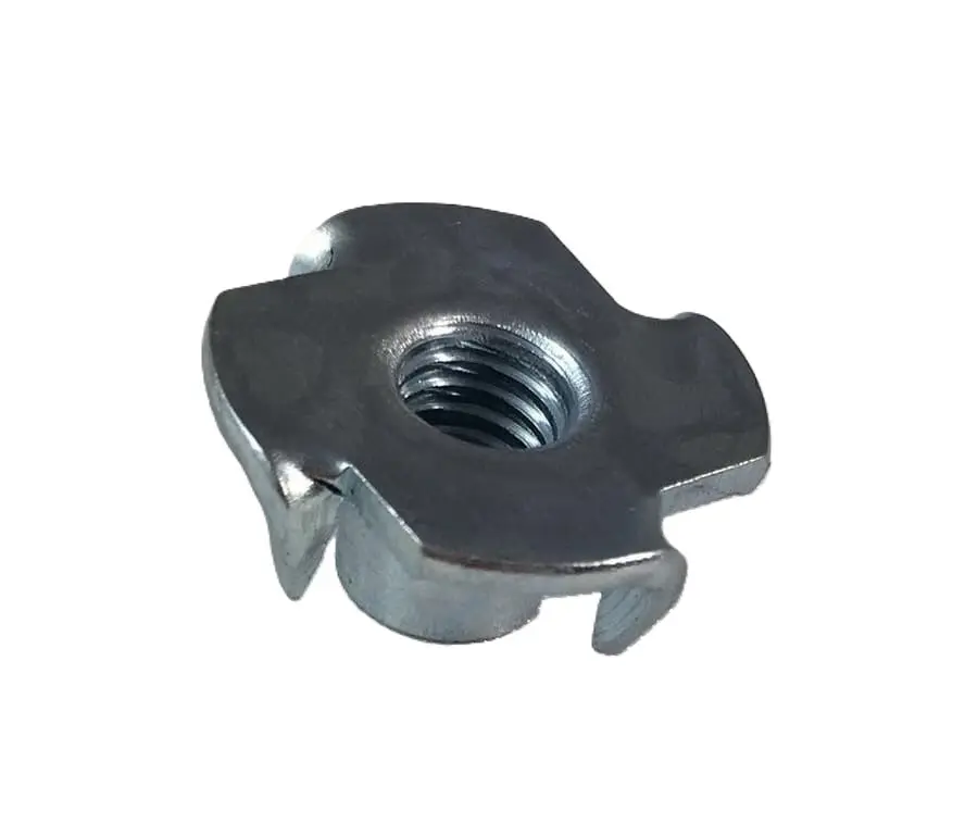 T Nut mạ Kẽm 4 prong TEE Nuts M6 x 9