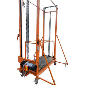 Controle dobrável plataforma levantamento do andaime do elevador elétrico do andaime para a construção civil exterior - Product Image 4