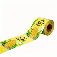 Étiquettes thermorétractables personnalisables pour bouteilles, impression sur film rétractable en rouleau, pour jus de maïs avec logo