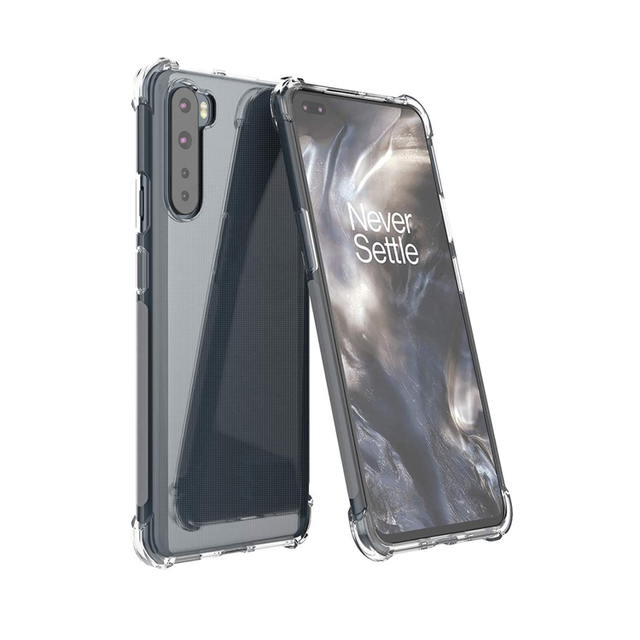For Oneplus Nord Back Case,HOCAYU Shockproof Transparent Clear TPU Mobile Phone Case Cover for One Plus Nord Fundas Celulares
