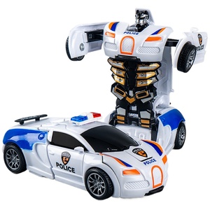 Voiture jouet transformable, voiture <span class=keywords><strong>robot</strong></span> transformable à un bouton, voiture <span class=keywords><strong>robot</strong></span> transformable par collision, jouets <span class=keywords><strong>robot</strong></span> transformables, plastique de haute qualité - Product Image 1