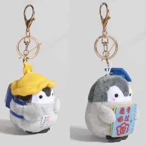 Lindo llavero de pingüino de peluche de 14 cm, suave y adorable, para mochila o bolso. - Product Image 2