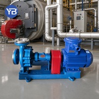 Pompe à huile thermique refroidie par air RY40 25 160, 10 m³/h, 28 m, 2,2 kW, pompe de transfert d'huile chaude avec moteur pour usage industriel