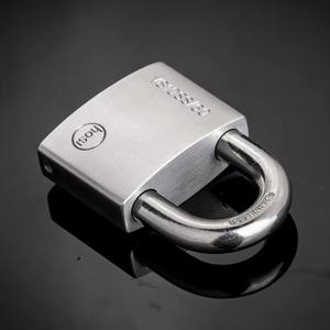 शीर्ष सुरक्षा थोक कम कीमत वाटरप्रूफ उच्च सुरक्षा स्टेनलेस स्टील वर्ग पैडलॉक के साथ कम पावर अलार्म पाउडर लेपित फिनिश - Product Image 3