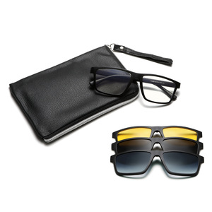 เกรย์แจ็คแว่นกันแดดขนาดใหญ่สำหรับทุกเพศกรอบ TR90 เลนส์ TAC UV400 ป้องกันการมองเห็นในเวลากลางคืนประเภท 3 แว่นกันแดด - Product Image 2