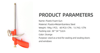 Pistolet à mousse manuel industriel à bas prix, en alliage d'aluminium, pour la construction et le collage de polyuréthane – Fourniture directe usine