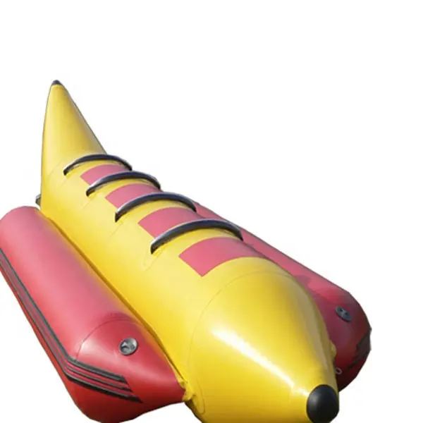 Hot sale inflatable banana boat, toy towable banana boat for water sport game D3067-3