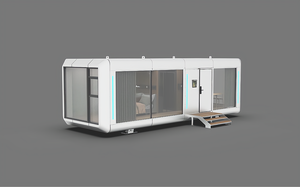 2024 España casa prefabricada <span class=keywords><strong>Shein</strong></span> 20 pies 40 pies contenedor cabina de dos pisos Módulo de <span class=keywords><strong>baño</strong></span> Casa de campamento con escalera cabina de manzana - Product Image 4