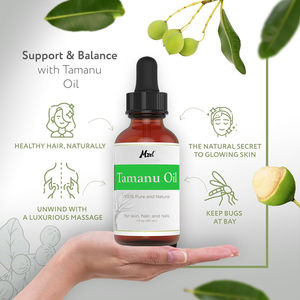 Organic <strong>Tamanu</strong> <strong>Oil</strong> - 100% Cold Pressed Natural <strong>Tamanu</strong> Seed <strong>Oil</strong> for Hair, Face, Body, Lips, Nails - Product Image 2