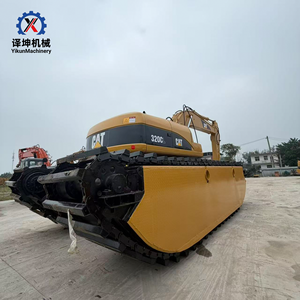 Excavadora Anfibia Usada de Alta Potencia Cat 320CL, Excavadora Anfibia Caterpillar 320 para Uso en Pantanos, Zonas Húmedas, Ríos - Product Image 5