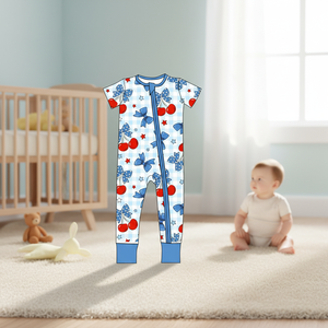 Babylovey - Mameluco de Fibra de Bambú Orgánica para Bebé Recién Nacido, Bonito y Suave, de Manga Corta, para Dormir, Pijama para Bebé - Product Image 4