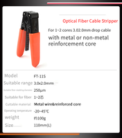 Cisaille à fibre optique VINTOOL, compteur de puissance de fibre optique, localisateur de défaut visuel, outil FTTH, dénudeur de câble de descente en fibre optique