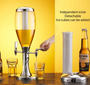 Suministro Restaurante Bar Pequeña máquina de <span class=keywords><strong>vino</strong></span> y bebidas Logotipo personalizado Dispensador de jugo de plástico Dispensador de cerveza de 3 litros con grifo - Product Image 5