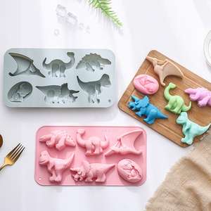 แม่พิมพ์ซิลิโคนสำหรับทำเค้กและขนมแม่พิมพ์ทำมือสบู่พุดดิ้งไดโนเสาร์ M32025แตกต่างกัน - Product Image 3