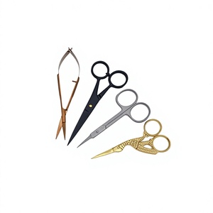 Ciseaux de maquillage droits en acier inoxydable de haute précision pour la coupe des sourcils, des poils du nez et des ongles - Vente en gros - Product Image 1