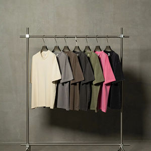 Camiseta de Manga Corta con Cuello Redondo, 100% Algodón, Color Sólido, Estilo Hip Hop, con Logotipo Personalizado en la Parte Delantera, Transpirable, Suave, Corte Regular, para Uso Diario en Verano - Product Image 1