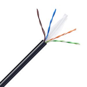جاكيت cat5p/FTP في الهواء الطلق 24utawg من النحاس النقي ، جاكيت مزدوج من كلوريد البولي فينيل + PE مع سلك توصيل/من من أجل تركيب الشبكة - Product Image 2